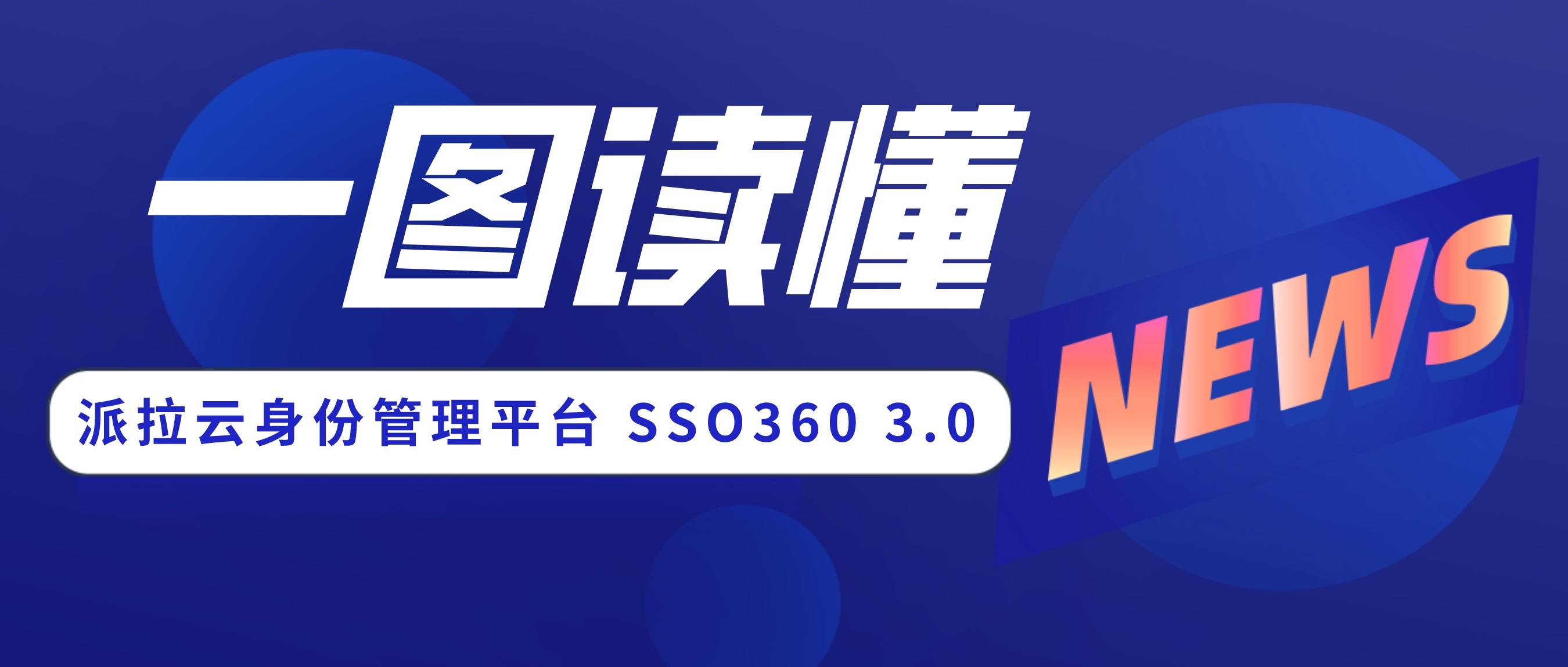 一圖帶你讀懂 “派拉云身份管理平臺SSO 360 3.0”